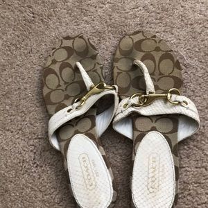 Coach sandals 8.5